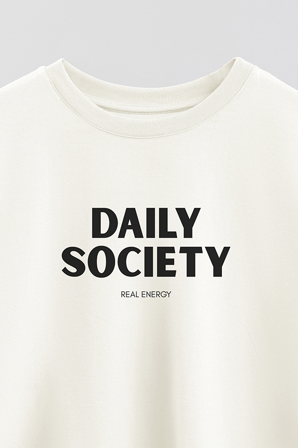 REMERA CROP ESTAMPADA BD DAILY SOCIETY