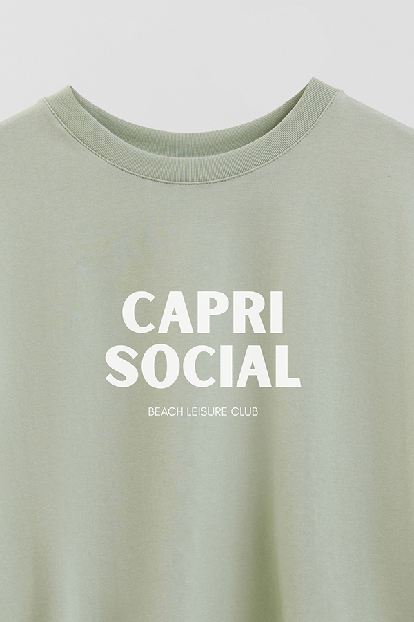 REMERA CROP ESTAMPADA BD CAPRI