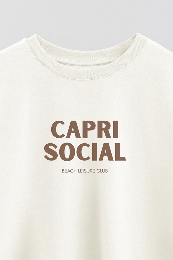 REMERA CROP ESTAMPADA BD CAPRI