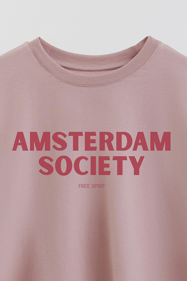 REMERA CROP ESTAMPADA BD AMSTERDAM