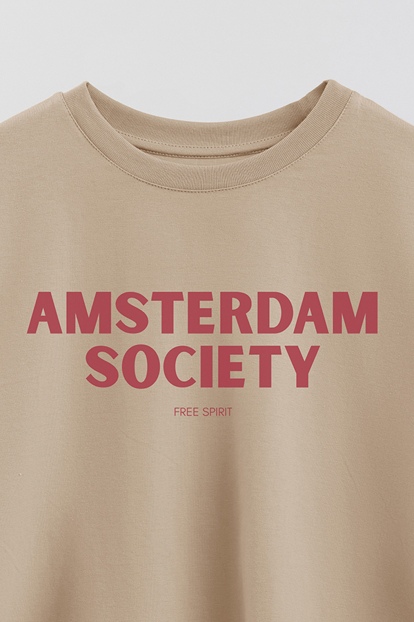 REMERA CROP ESTAMPADA BD AMSTERDAM