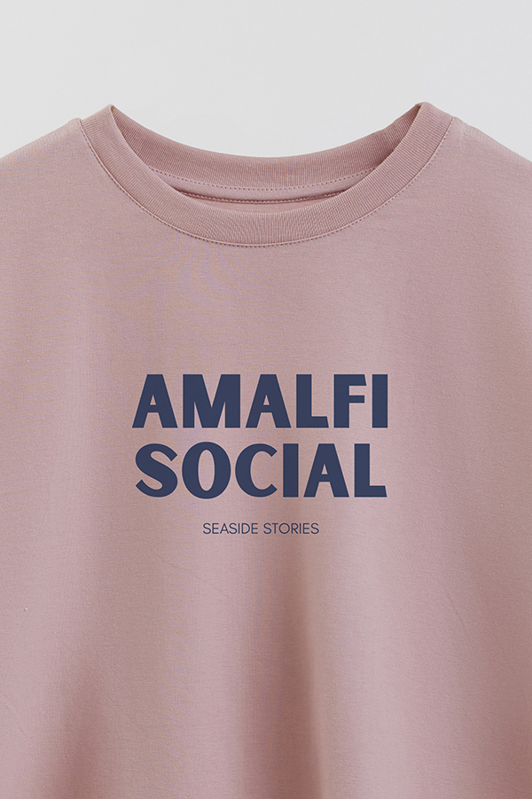 REMERA CROP ESTAMPADA BD AMALFI