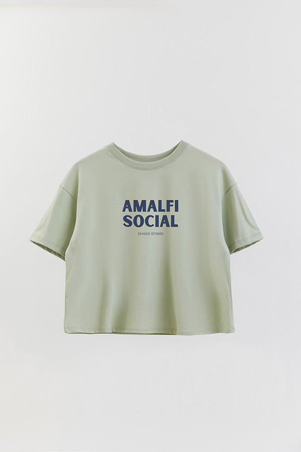 REMERA CROP ESTAMPADA BD AMALFI