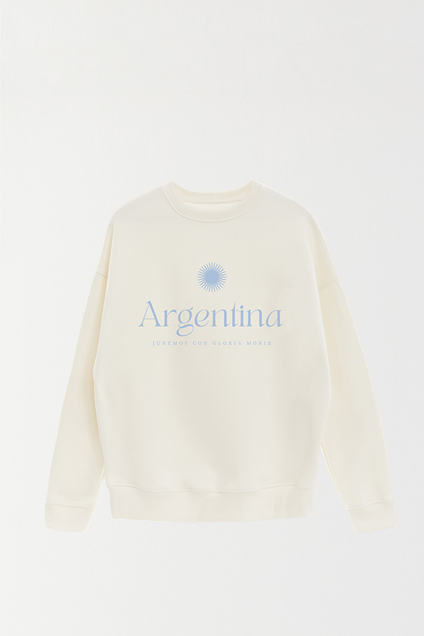 BUZO CREWNECK ESTAMPADO ARG JUREMOS