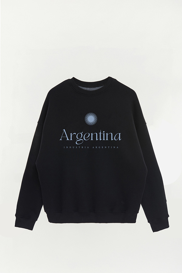 BUZO CREWNECK ESTAMPADO ARG INDUSTRIA ARGENTINA