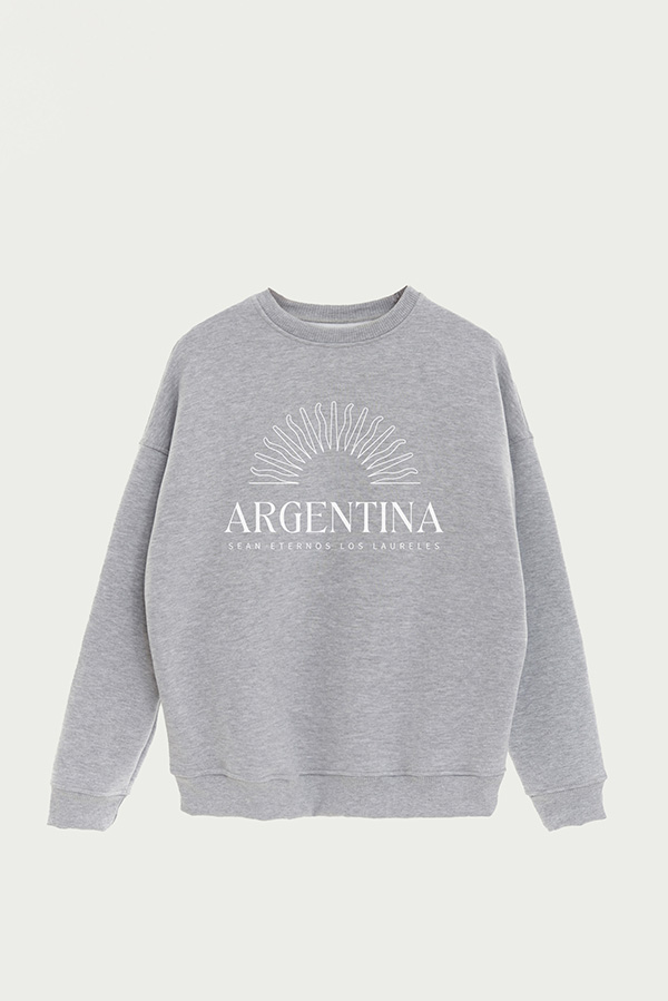 BUZO CREWNECK ESTAMPADO ARG MS SEAN ETERNOS