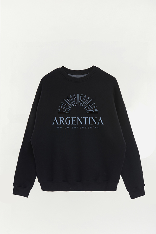 BUZO CREWNECK ESTAMPADO ARG MS NO LO ENTENDERÍAS