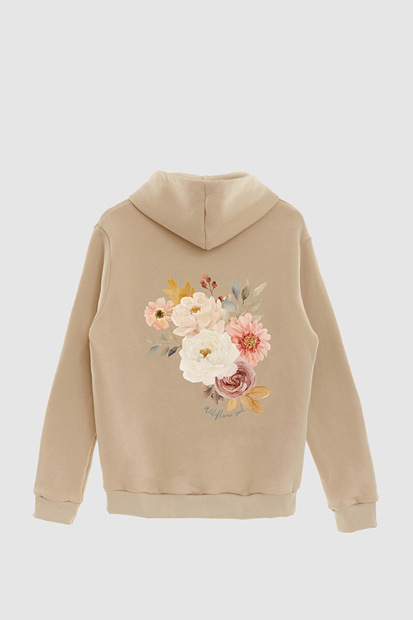 HOODIE FB ESTAMPADO FLORAL WILDFLOWER SOUL