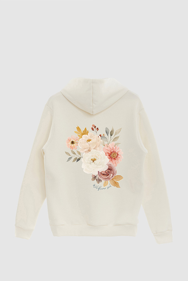 HOODIE FB ESTAMPADO FLORAL WILDFLOWER SOUL