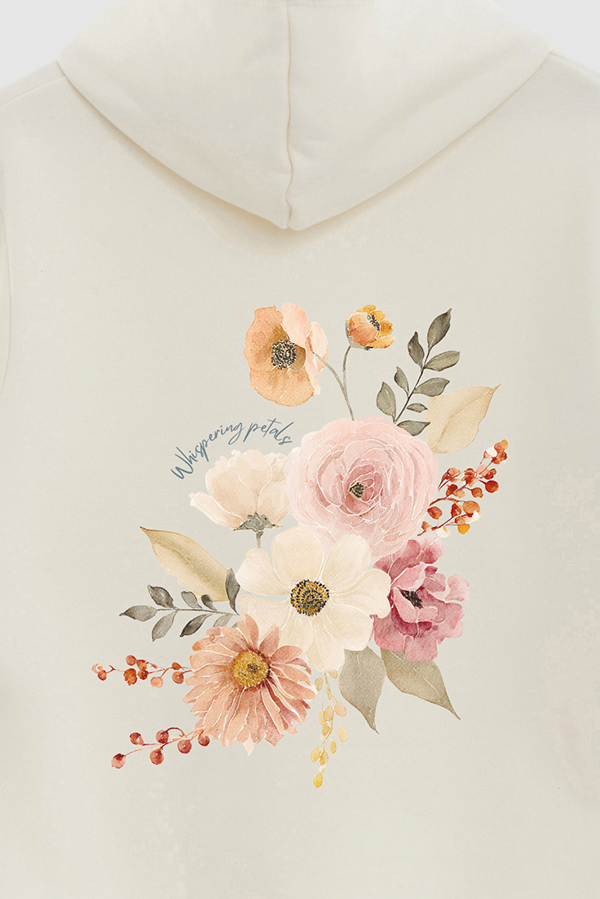 HOODIE FB ESTAMPADO FLORAL WHISPERING PETALS