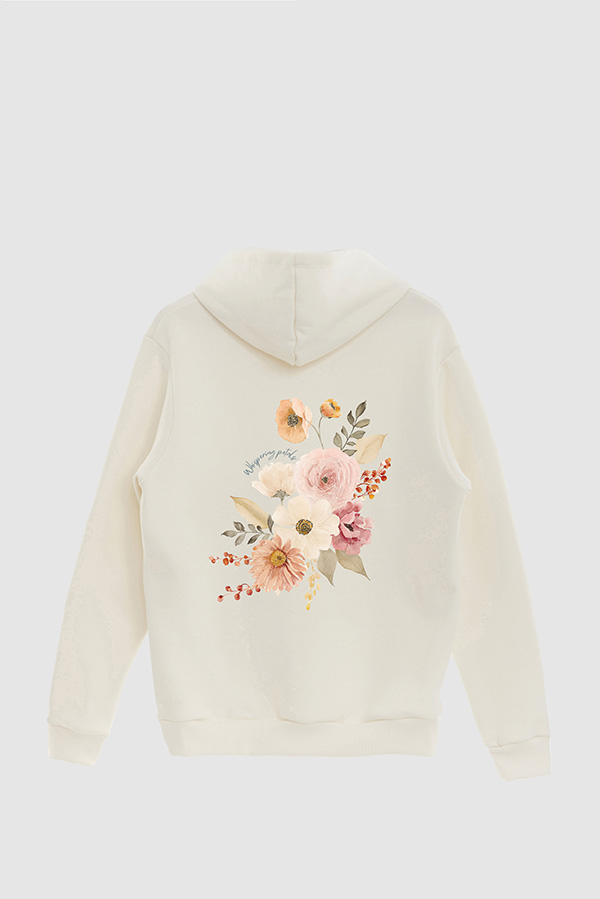 HOODIE FB ESTAMPADO FLORAL WHISPERING PETALS