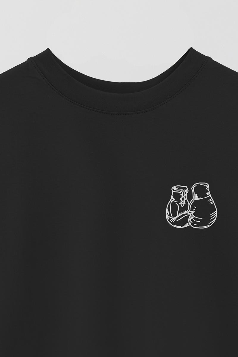 REMERA OVER ESTAMPADA UNISEX BOXING