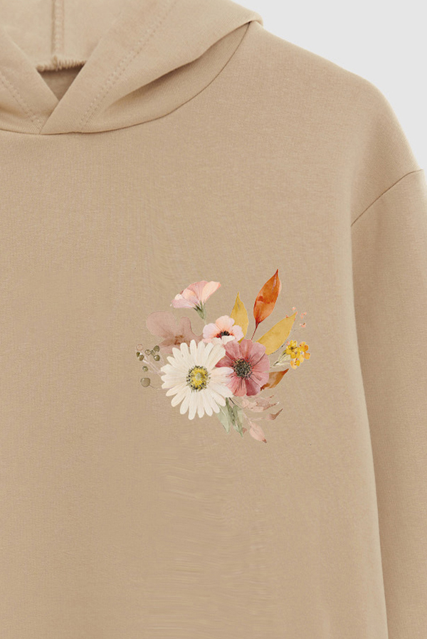 HOODIE FB ESTAMPADO FLORAL WHERE BEAUTY GROWS