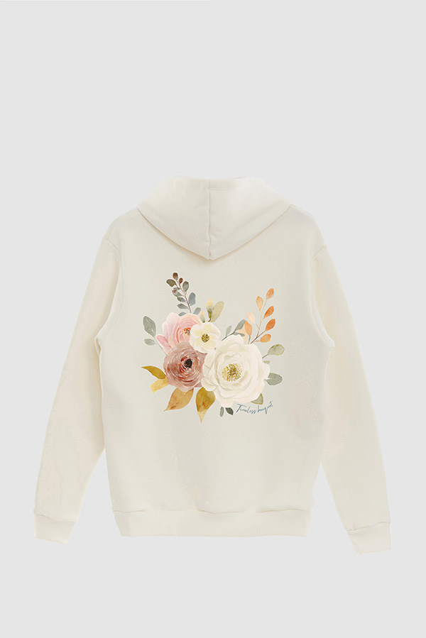 HOODIE FB ESTAMPADO FLORAL TIMELESS BOUQUET