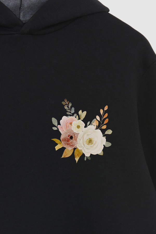 HOODIE FB ESTAMPADO FLORAL TIMELESS BOUQUET