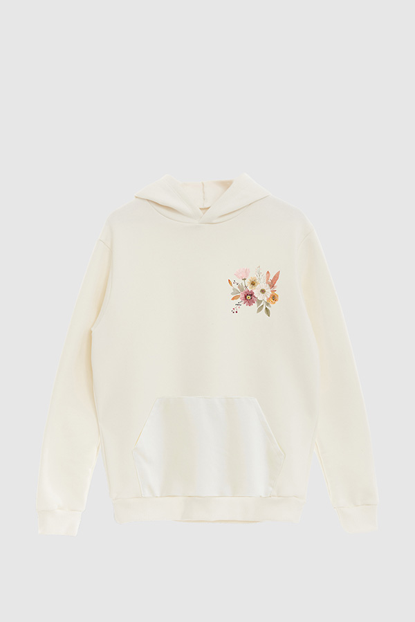 HOODIE FB ESTAMPADO FLORAL SOFTLY BLOOMING