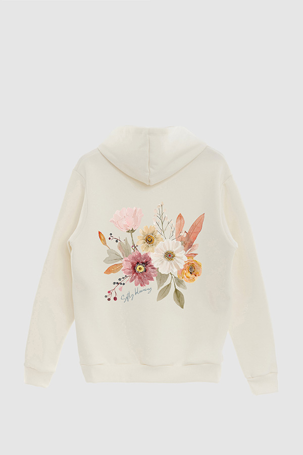 HOODIE FB ESTAMPADO FLORAL SOFTLY BLOOMING
