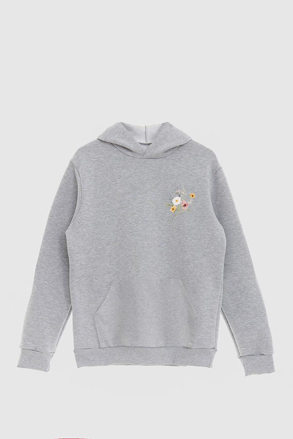 HOODIE FB ESTAMPADO FLORAL SOFT VINTAGE FLOWER