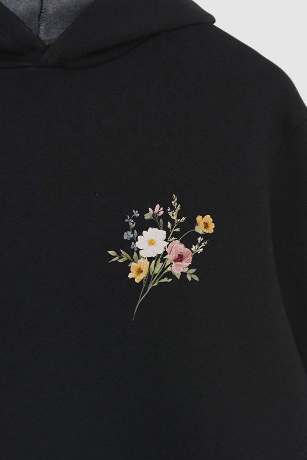 HOODIE FB ESTAMPADO FLORAL SOFT VINTAGE FLOWER