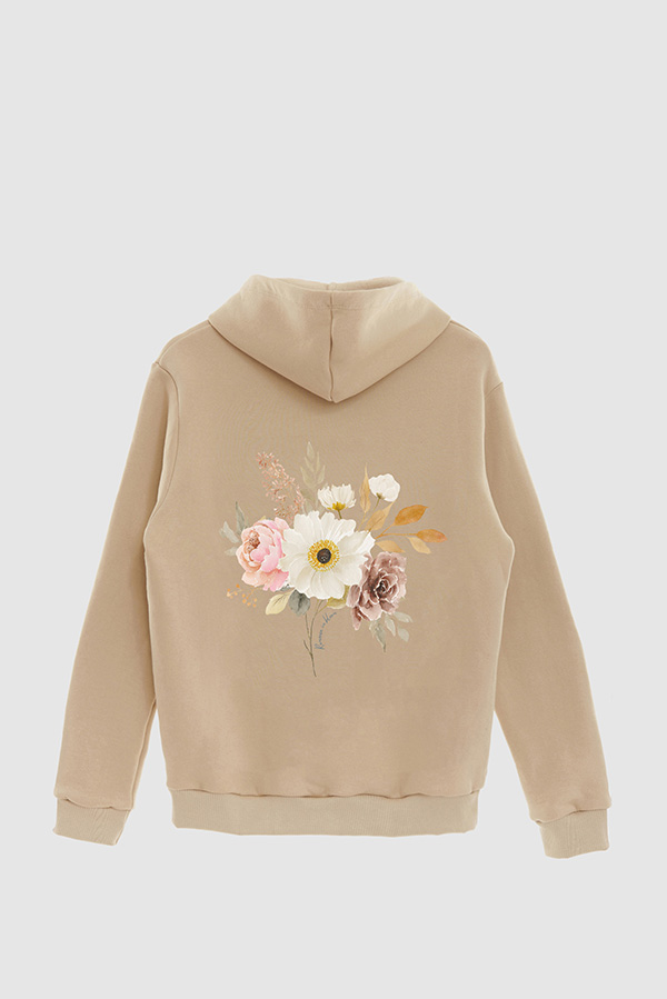 HOODIE FB ESTAMPADO FLORAL ROMANCE IN BLOOM