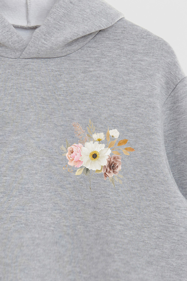HOODIE FB ESTAMPADO FLORAL ROMANCE IN BLOOM