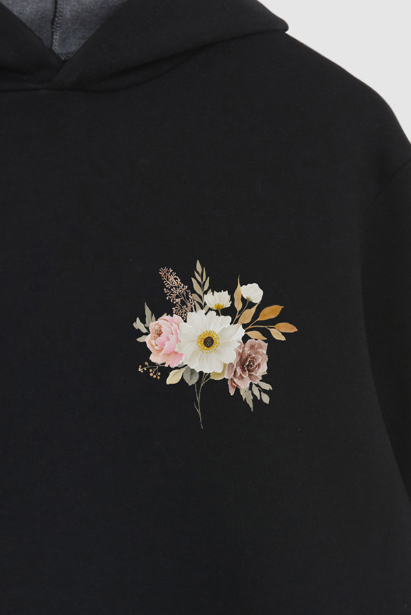 HOODIE FB ESTAMPADO FLORAL ROMANCE IN BLOOM