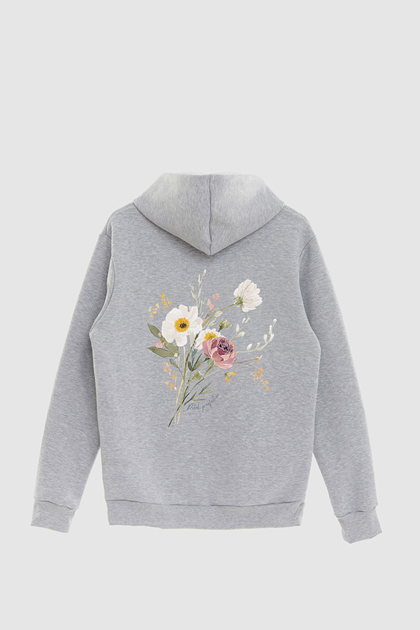 HOODIE FB ESTAMPADO FLORAL PETAL PERFECTION