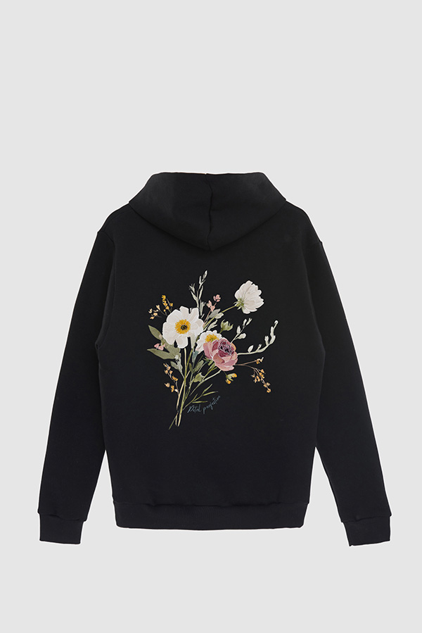 HOODIE FB ESTAMPADO FLORAL PETAL PERFECTION
