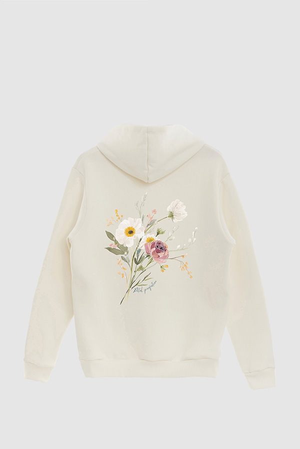 HOODIE FB ESTAMPADO FLORAL PETAL PERFECTION