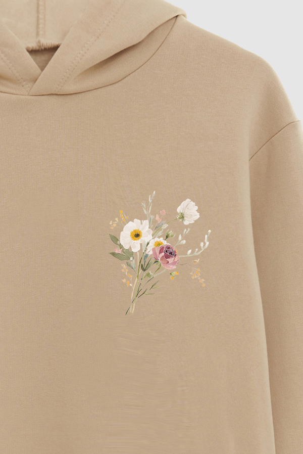 HOODIE FB ESTAMPADO FLORAL PETAL PERFECTION