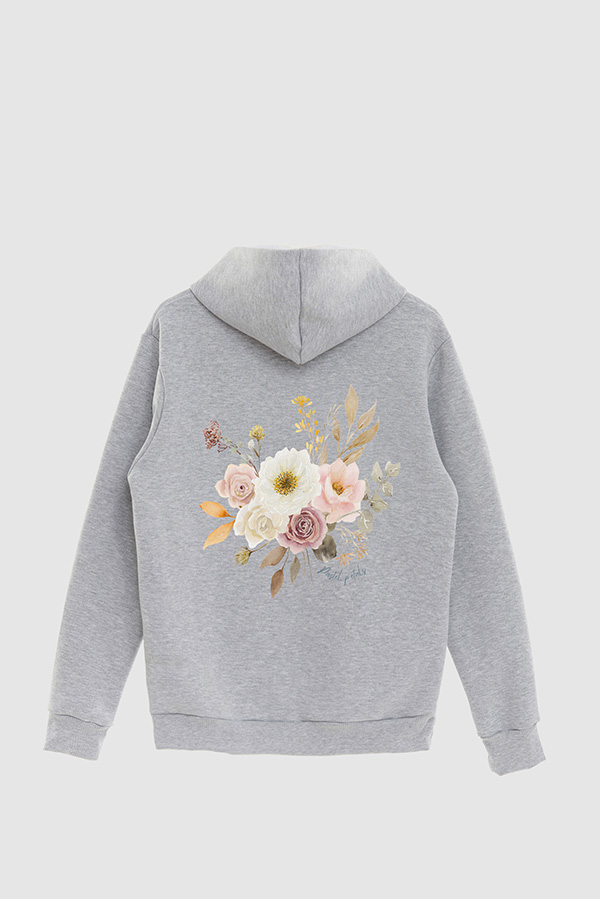 HOODIE FB ESTAMPADO FLORAL PASTEL PETALS