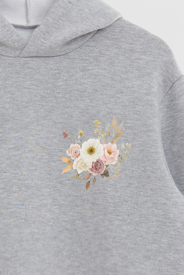 HOODIE FB ESTAMPADO FLORAL PASTEL PETALS
