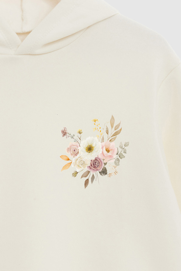 HOODIE FB ESTAMPADO FLORAL PASTEL PETALS