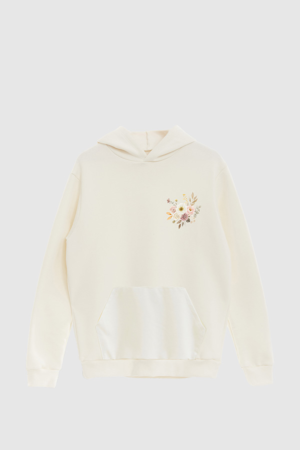 HOODIE FB ESTAMPADO FLORAL PASTEL PETALS