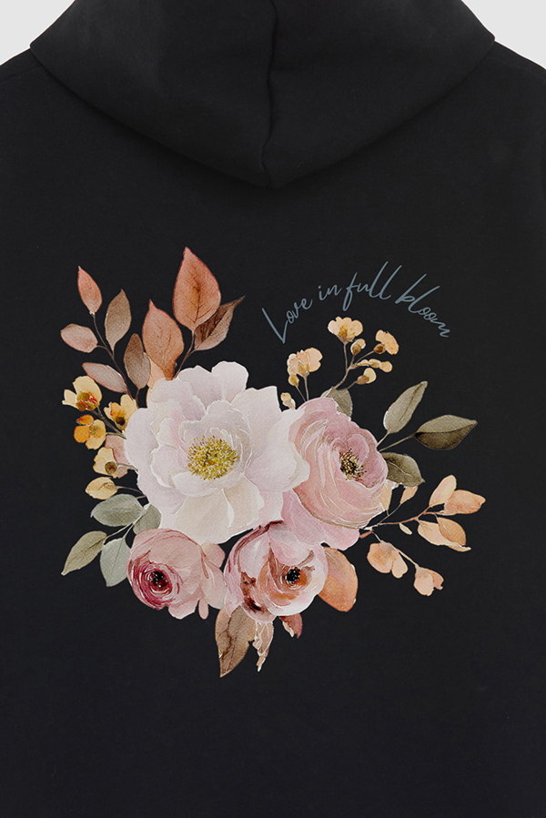 HOODIE FB ESTAMPADO FLORAL LOVE IN FULL BLOOM