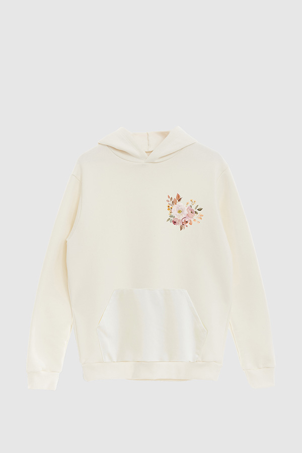 HOODIE FB ESTAMPADO FLORAL LOVE IN FULL BLOOM