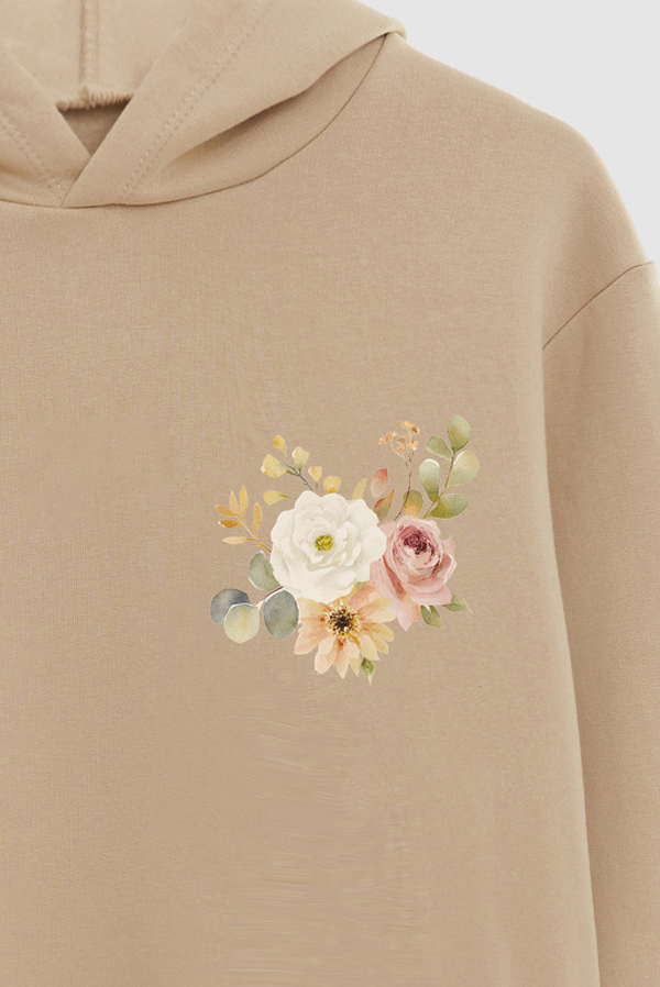 HOODIE FB ESTAMPADO FLORAL IN A FIELD OF ROSES