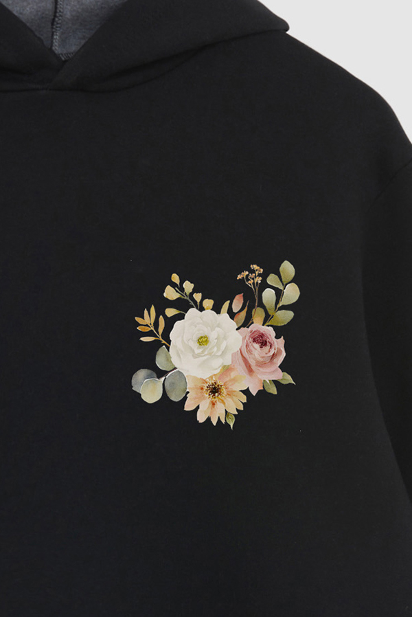 HOODIE FB ESTAMPADO FLORAL IN A FIELD OF ROSES