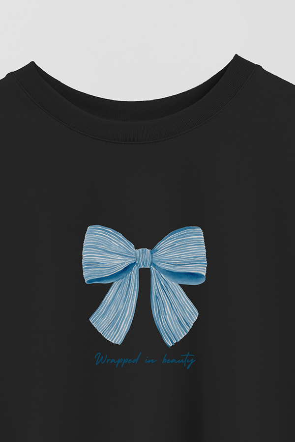 REMERA CROP ESTAMPADA COASTAL WRAPPED IN BEAUTY
