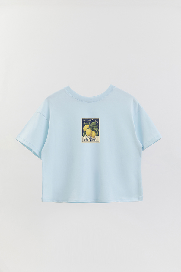 REMERA CROP ESTAMPADA LMN PUR SUCRE 2