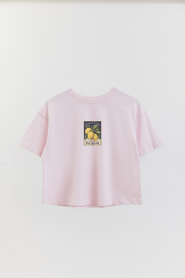 REMERA CROP ESTAMPADA LMN PUR SUCRE 2