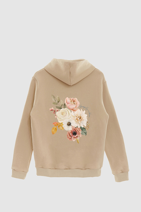 HOODIE FB ESTAMPADO FLORAL GRACEFULLY IN BLOOM