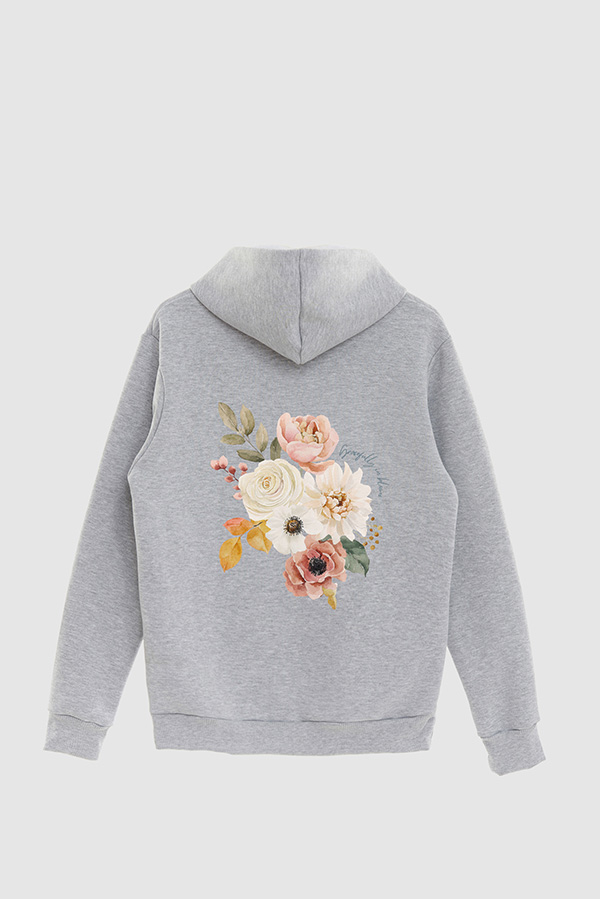 HOODIE FB ESTAMPADO FLORAL GRACEFULLY IN BLOOM