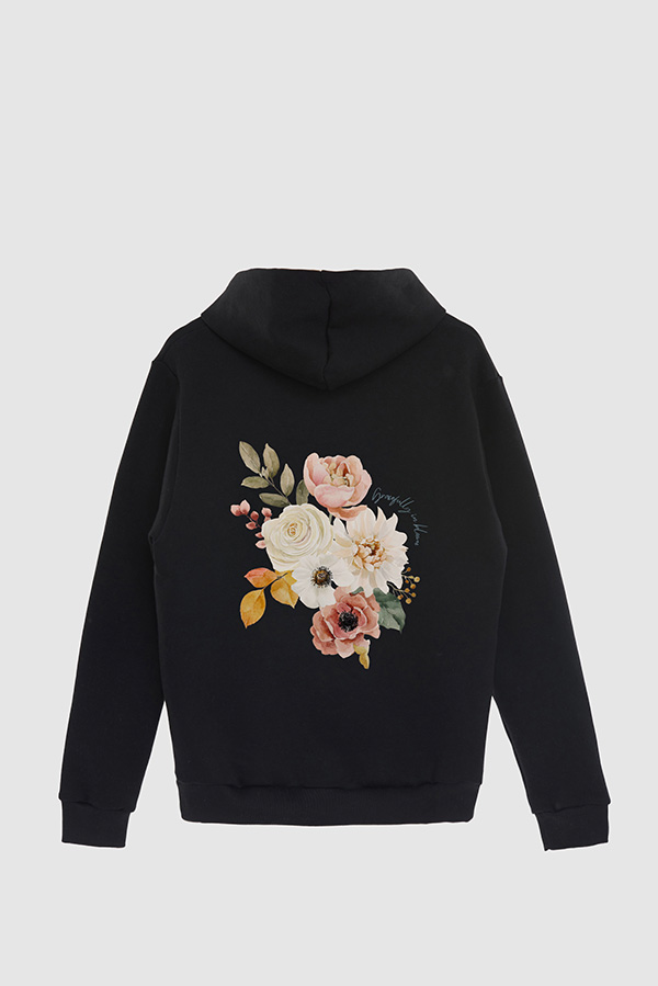 HOODIE FB ESTAMPADO FLORAL GRACEFULLY IN BLOOM