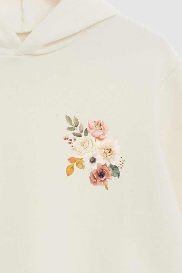 HOODIE FB ESTAMPADO FLORAL GRACEFULLY IN BLOOM