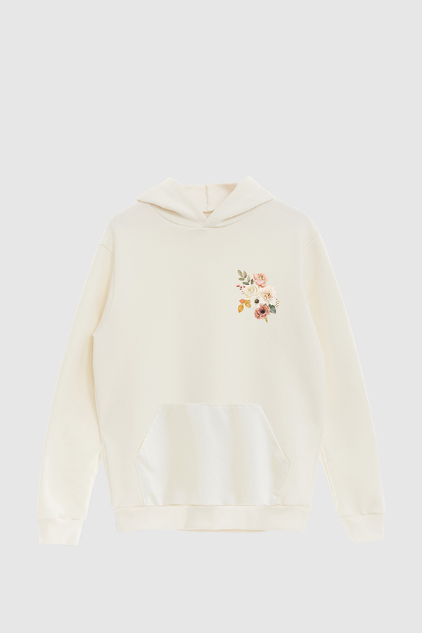 HOODIE FB ESTAMPADO FLORAL GRACEFULLY IN BLOOM
