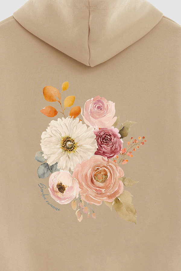 HOODIE FB ESTAMPADO FLORAL GARDEN ROMANCE