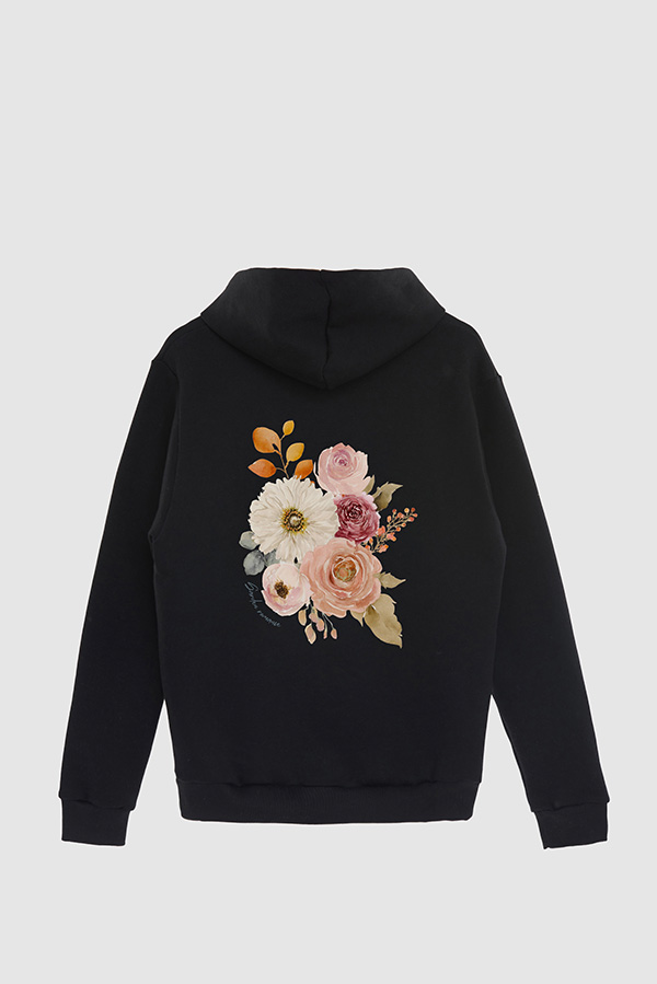 HOODIE FB ESTAMPADO FLORAL GARDEN ROMANCE