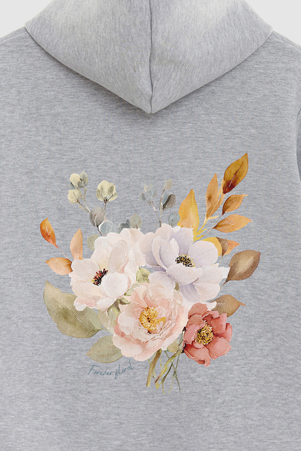 HOODIE FB ESTAMPADO FLORAL FOREVER FLORAL