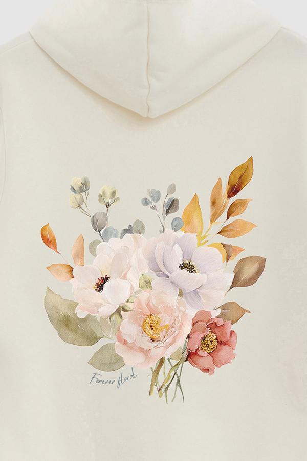 HOODIE FB ESTAMPADO FLORAL FOREVER FLORAL